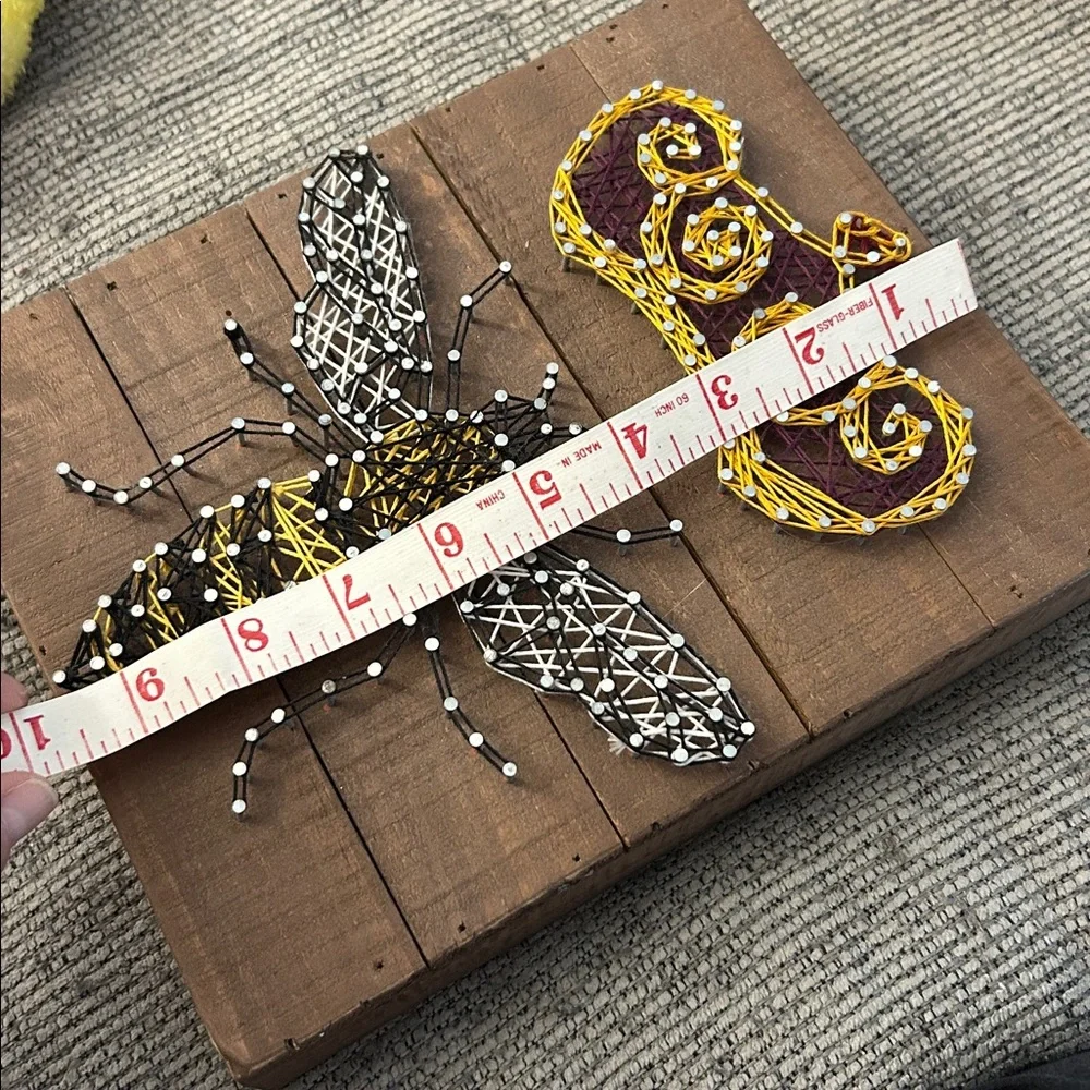 Primitives by Kathy Queen Bee String Art on Wood base